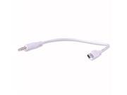 3.5mm Car Hifi AUX Audio Mini USB Cable Cord White For MP3 4 Mini USB Device