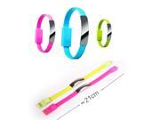 hot selling Wristband Micro USB Cable Bracelet Data Charging Line For Samsung HTC LG Lenovo Android for Apple iPhone