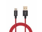 BlitzWolf 2.1A Reversible Braided Micro USB Cable Double Sided USB A Male to Double Sided Micro B For Android For Samsung