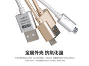 Golf Micro USB Cable 8 pin Metal Braided Wire data 1m 3m 2.1A For iphone 5 5S 6 6s plus Samsung Galaxy S3 S4 S5 S6 I9500
