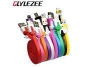 Flat Noodles Micro USB Cable 2.0 Sync Data Charge For HTC Samsung Galaxy Note 3 S4S5 I9300 Galaxy Note 2 N7100