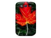Galaxy S3 Case Premium Protective Case With Awesome Look Fractal Leaf