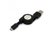 Flexible Retractable Mobile Phone Cable Micro USB Sync Date Charge Cables Micro USB A to USB 2.0 B