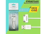 2pcs lot Original PISEN Good Quality USB Cable For iphone4 4S USB Charger Data Sync Cable For Iphone 4 4s For iPad2 3 IOS8.0