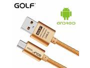 GOLF Micro USB Data Sync Charge Cable For Samsung S6 Edge Note4 Note5 Xiaomi M4 RedRice Huawei Mate7 Android Quick Charging Wire