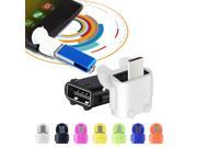 Hot Android Robot Shape OTG Adapter Micro USB to USB 2.0 Converter OTG Adapter Cable for Samsung S3 S4 S5 Smartphone Tablet PC.