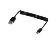 3ft Spring Spiral USB C USB 3.1 Type C to USB Data Cable for Nokia N1 for Macbook
