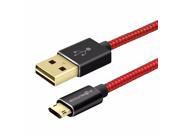 BlitzWolf 2.1A Reversible Micro USB Cable Double Sided Braided USB A Male to Double Sided Micro B For Android For Samsung