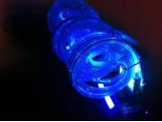 LED luminous lights shining micro usb Universal mobile phone data charger cable for Samsung Galaxy S4 NOTE2 S3 HTC
