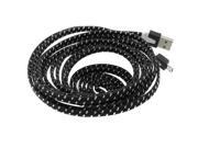 1m Braided Fabric 2.0 Micro USB Data Sync Charger Cable Cords for LG HTC Samsung Galaxy S4 Android Phone