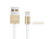 Double Metal mfi usb cable for Apple iPhone pad and Macbook MFI certified chip ISO upgrade available