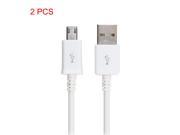 2pcs 2A Micro USB Cable Cabo 1M Data Sync Charger Cables Fast Charge for Samsung Android for Sony Xiaomi HTC mobile cell phone