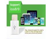 Mini Usb Micro USB Female Adapter for Lightning USB Male 8PIN Connector for iPhone 5 6 Plus Usb Cable Converter