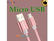 2015 Micro USB Cable Mini USB Charger Cable For Samsung XiaoMi HTC Lenovo High Quality PTE With Nylon Coated Durable