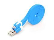 Usb Cable Mini 1M Flat Noodle USB Data Sync Charger Microusb Cable for Samsung and Android Accessories