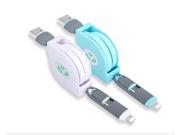 1pc Earldom latest 2 in1 extension USB cable sync data charging for Samsung Iphone Xiaomi Sony Huawei etc