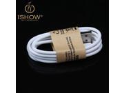1pc 1M white Micro USB Cable Mobile Phone Charging Cable for samsung galaxy S3 S4 S5 HTC Android Phone