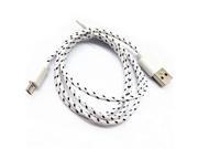 Fabric Braided Durable 8 Pin 1 Meter Data Sync Charger Charging Micro USB Cable For Samsung Apple iphone 5S 5SE 6 6S Plus B75 84