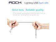ROCK Brand 32cm 100cm 200cm Light USB phone Cable For Apple iPhone 5 6 6 plus charging data Cable line for iPad air H28