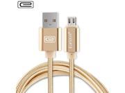 Micro USB for Android or 8Pin USB for iOS! Nylon Line Metal Plug USB Sync Data USB Cable for iPhone Samsung Fast Charge