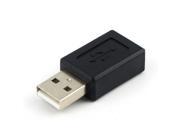 High Speed USB 2.0 Male to Micro USB Female Converter Connector Male to Female Adapter Classic Simple Design Black Wholesale