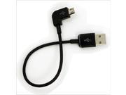 90 degree Short Micro USB Cable 2A Quick Charge USB to Micro usb angle Charger Sync Data Fast Charging Cable 20cm