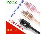 PZOZ Lighting Cable Original USB Cabel Adapter 2A Fast Charger For i6 iphone 6 s plus i5 iphone 5 5s ipad air 2 mini ios 9