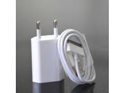 1set 5V 0.85A 1A Mobile Phone Chargers Adapter For Iphone 4 4S 3G USB Wall Charger for iphone 4 4s USB Cable For iPad 2 3 iPod
