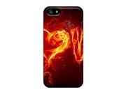 Protection Case For Iphone 5 5S SE SE Case Cover For Iphone love On Fire