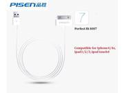 Original PISEN 80cm USB data Cable Data Sync Charging cable 30pin USB cable For iPhone 4 4S ipad 1 2 3 itouch4