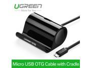 Ugreen Micro USB OTG Cable Adapter with Cradle for LG g3 g4 g5 HTC Sony xperia Xiaomi Lenovo Xperia Z5 Huawei Mate8 7 Tablet