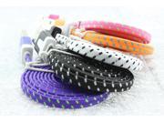 High Quality 2m Braided USB Cable Woven Wire Charger Data Sync Cable Cord For iPhone 4 4s
