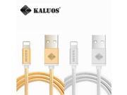 Brand KALUOS 20cm 1m 150cm 2m 8pin USB Data Sync Cable Speed Charging Wire For iPhone 5 5s 6 6s Plus iPad Air 2 Fast Charge Line