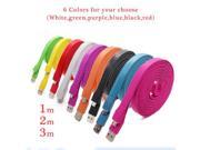 2015 Hot 2M Durable USB Cable Wire 30 Pin USB Sync Data Charger Charging Cable Cord For Sumsung HTC Android phones