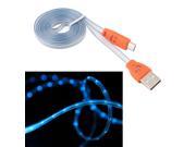 Luminous Smiling Face Micro Usb Cable 2.0 Sync Data Charge For Smart Phone