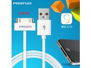 Original PISEN 150cm 30pin USB Cable Data Sync Charging cable For iPhone 4 4S ipad 1 2 3 itouch4 iOS6 7 8 9