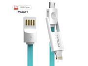 original rock for Lightning to USB Cable For iPhone6 6s plus cable Micro USB Cable 1m 2m for samsung htc ipad smartphone models