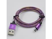 Style! Round Braided Fabic Woven 1A usb cable Data Sync Charger Cable Cord Wire for iPhone 5 5s 6 6Plus for ipad