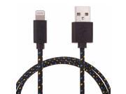 1M Usb Cable For Iphone Fabric Braided Sync Cable Charger Cord For iphone 6 iPhone 5 iphone5s Fit For IOS 9