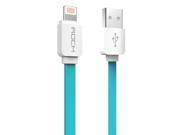 1mm Long Charging USB Cable Data Trasmit Cord Wire for iPhone 5 5s 6 Plus Flat Original ROCK Brand with package