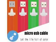 2015 version Micro USB Cable 5 colours Mobile Phone Charging Cable for Samsung galaxy S3 S4 S5 HTC Sony Android Phone
