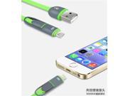 Hot 1M Two in One Metal Dual Mobile Phone Date Cable For iphone 5 6 6 plus Samsung HTC Sony Micro USB Top Quality Line