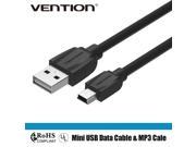 Vention mini usb cable 0.5m2M mini usb to usb data charger cable for cellular phone MP3 MP4 GPS Camera HDD Mobile Phone