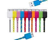 Braided Micro USB 3.0 Data Sync Charger Cable for Samsung Galaxy S5 Note 3 9Y5J