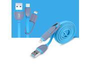 Sync Data USB cable For iPhone SE 5 5S 6 6s 6 plus 2 in 1 charging cable For Samsung Android and other smartphones Data line