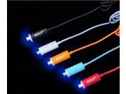 Golf 1 Meter LED Light Micro USB 2.0 Data Cable Sync Charging Charger Cable for Mobile Phone