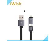 1M Mobile Phone Cables For iPhone 4 5 6 Charger ios Micro USB Cable For Samsung Galaxy HTC Android