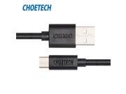 CHOETECH Black High Speed USB 2.0 A male to C male USB Type C Cable 1M for LG G5 MacBook OnePlus 2 Google Nexus 5X 6P and More