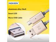 NOHON LED SMART 5pin Micro USB Cable for Android mobile Phones 150cm Ultra Fast USB Data Charging Cable Lines