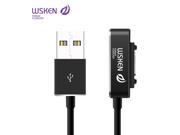 Wsken usb magnetic double metal cable For Sony Xperia Z3 Z2 Z1 charging adapter charger cable For z3 compact Tablet
